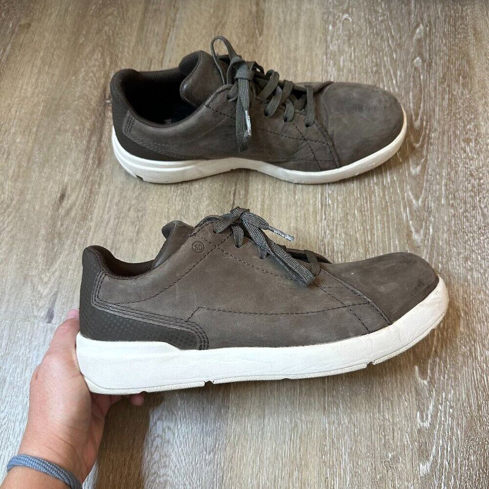 Worx by Red Wing Nitro Olive Green Oxford Lace Up Safety Shoes Womens 8.5 W